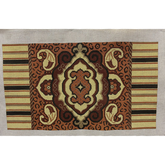 Lumbar Pillow - Garden Gate Needlepoint