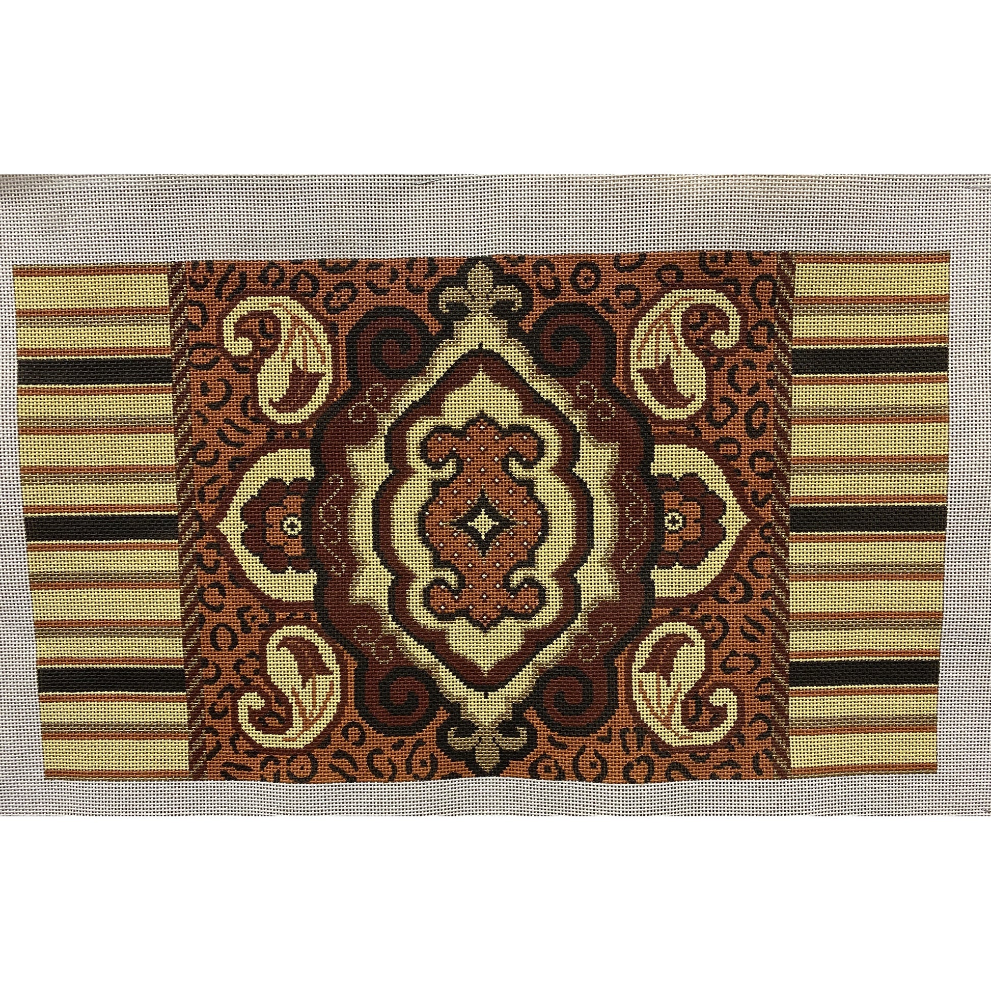 Lumbar Pillow - Garden Gate Needlepoint