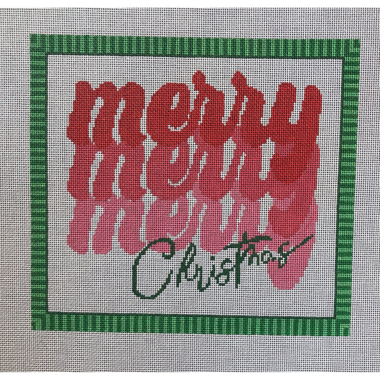 Merry, Merry Canvas - Garden Gate Needlepoint