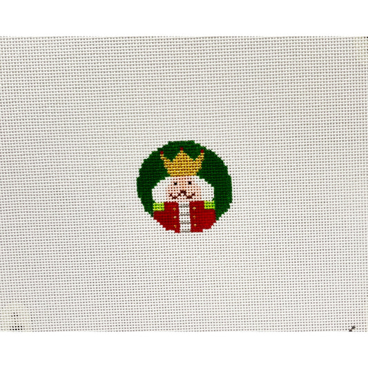 Micro Nutcracker circle - Garden Gate Needlepoint