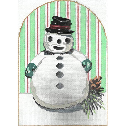 Mini Man III - Garden Gate Needlepoint