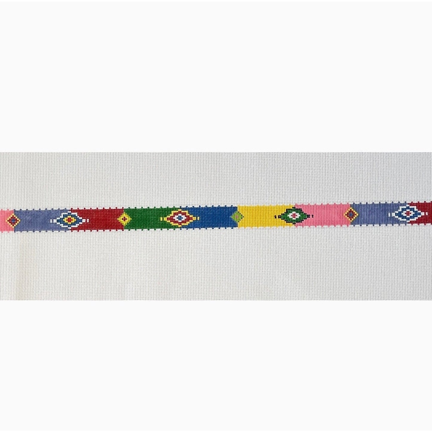 Multi-belt /purse strap - Garden Gate Needlepoint