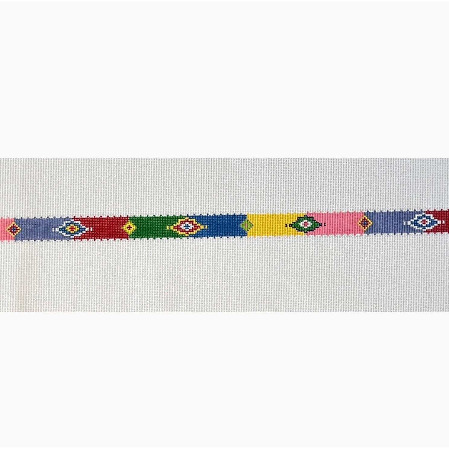 Multi-belt /purse strap - Garden Gate Needlepoint