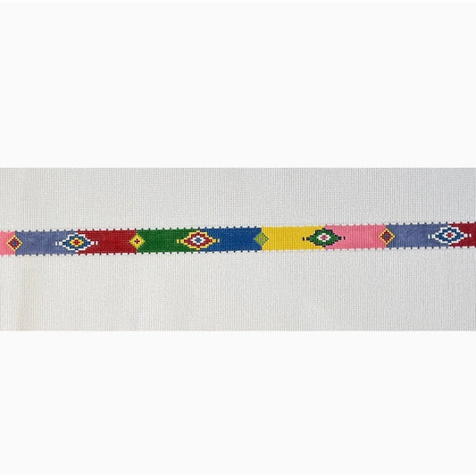 Multi-belt /purse strap - Garden Gate Needlepoint