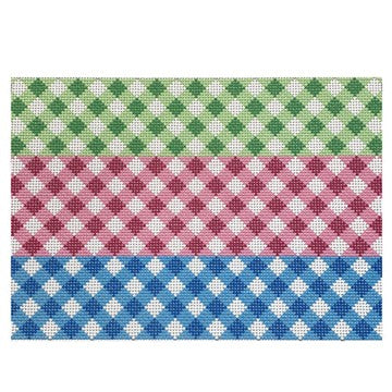 Multi Gingham Clutch