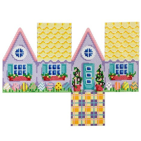 Yellow Scallop Roof Easter Cottage