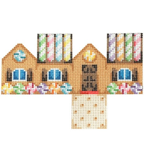 Pastel Cane Roof Mini Cottage