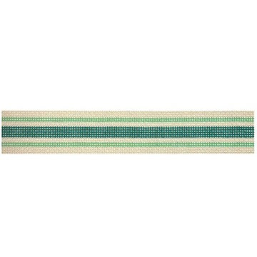 Green Stripe Key Fob