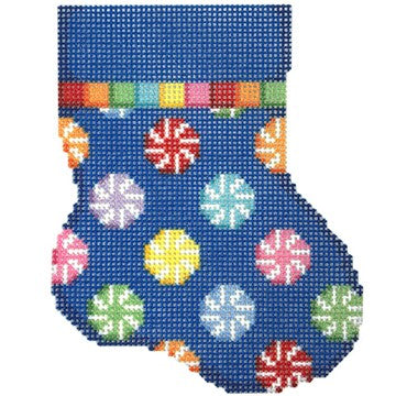 Peppermints Repeat Mini Sock