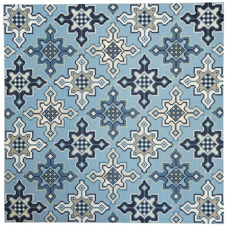 Blue Persian Cross Insert