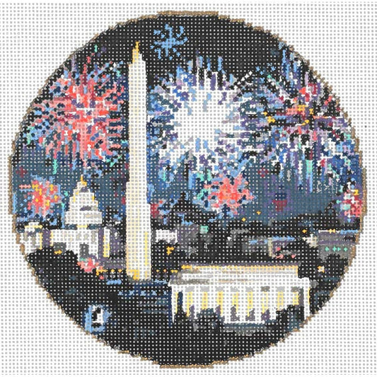 National 4th - Garden Gate Needlepoint