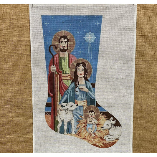 Nativity Stocking - Garden Gate Needlepoint