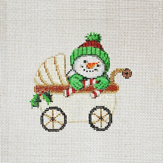 Ornament Baby Snowman - Garden Gate Needlepoint