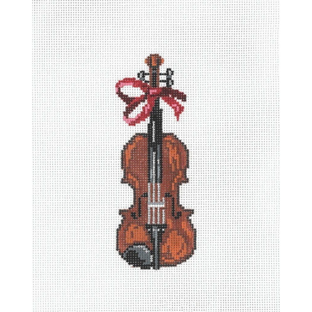 Ornament Violin - Garden Gate Needlepoint