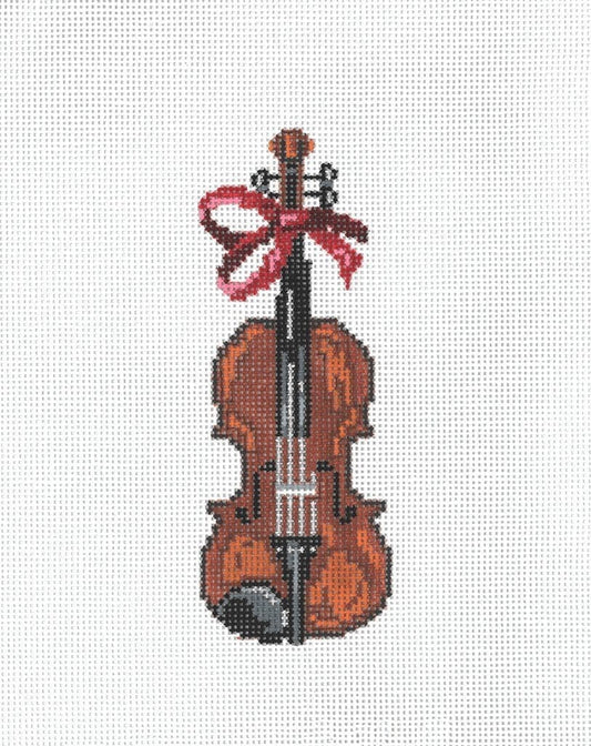 Ornament Violin - Garden Gate Needlepoint