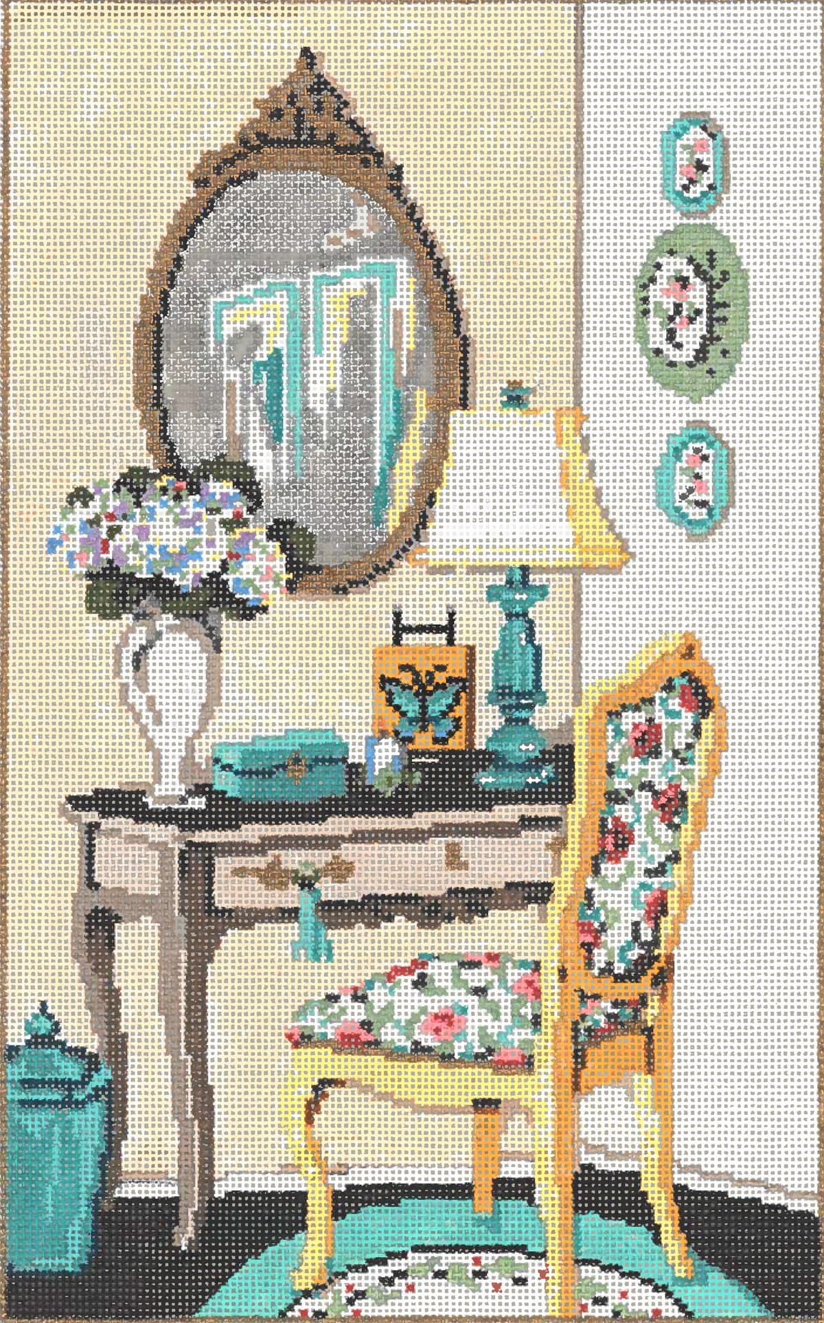 Papillon - Garden Gate Needlepoint