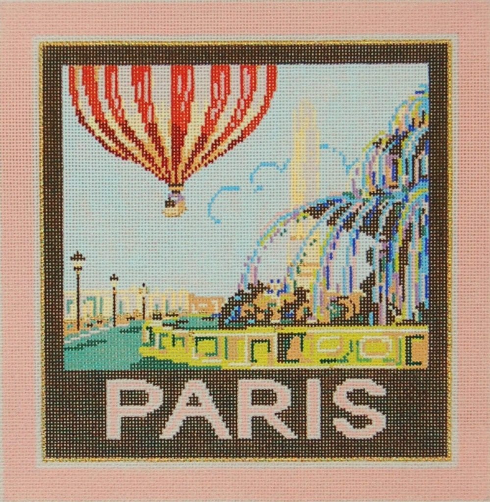 Paris - Garden Gate Needlepoint