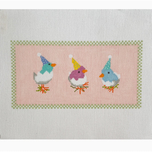 Party Chicks - Garden Gate Needlepoint