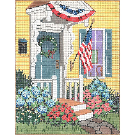 Patriotic - Garden Gate Needlepoint