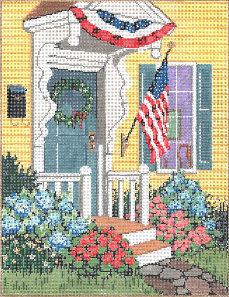 Patriotic - Garden Gate Needlepoint