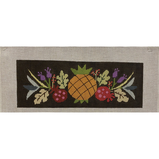 Pineapple Banner canvas - Garden Gate Needlepoint