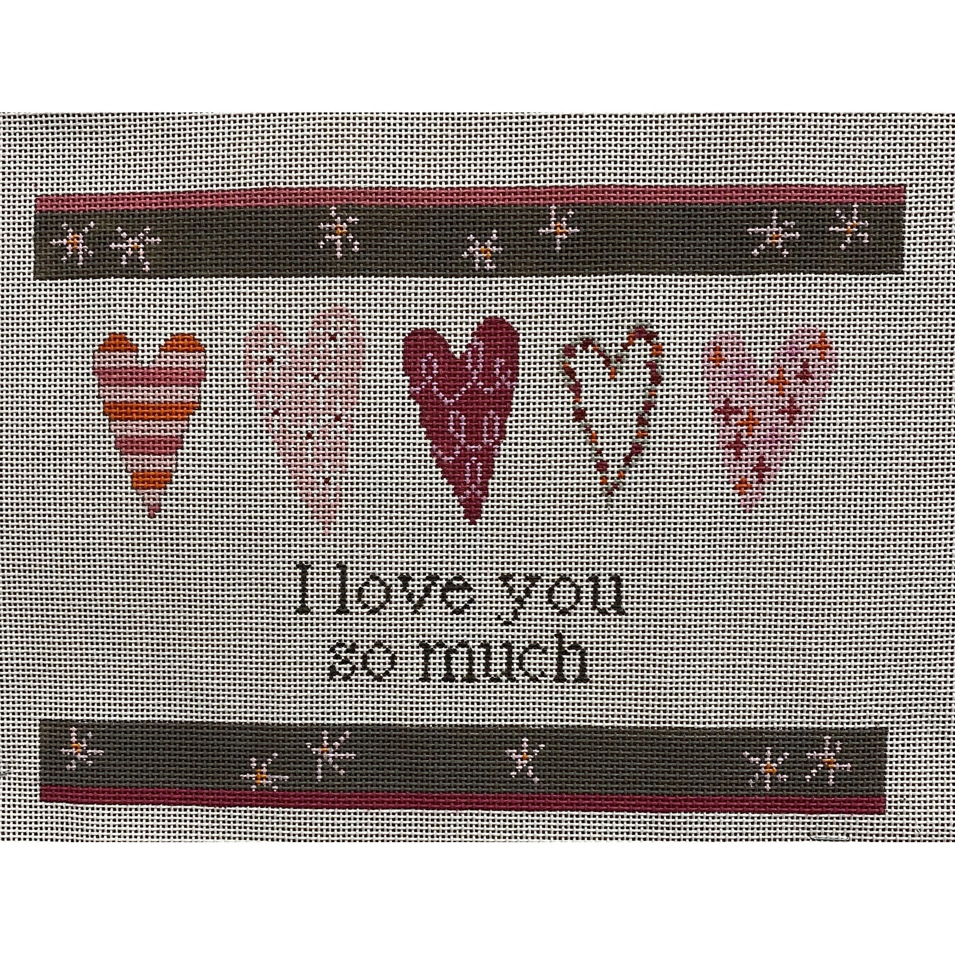Pippin I Love You so Much Canvas - Garden Gate Needlepoint