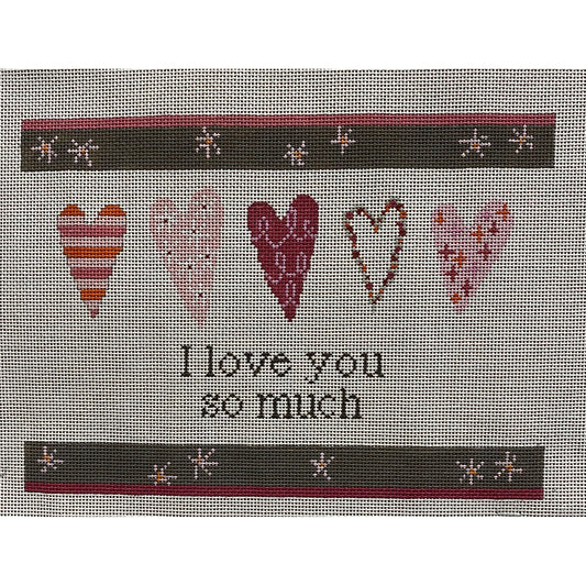 Pippin I Love You so Much Canvas - Garden Gate Needlepoint