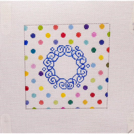 Polka Dot - Garden Gate Needlepoint