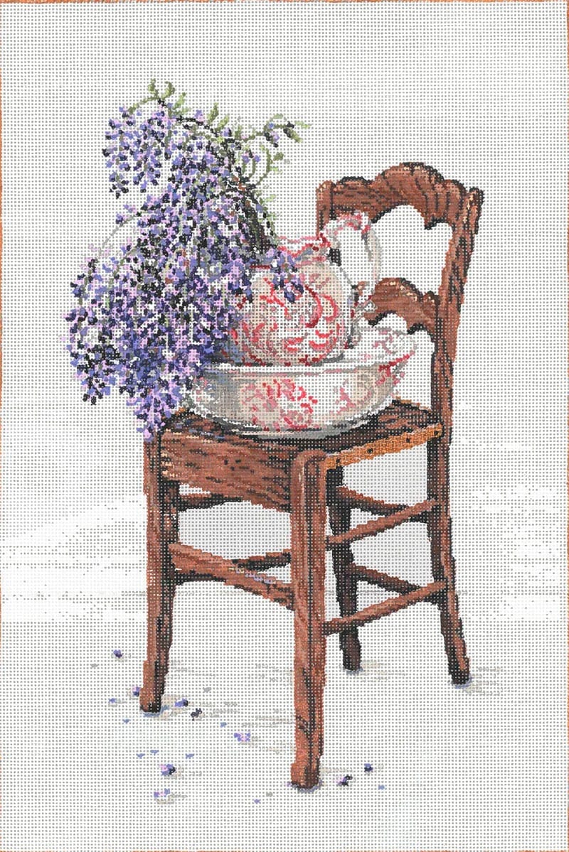 Purple Rain - Garden Gate Needlepoint