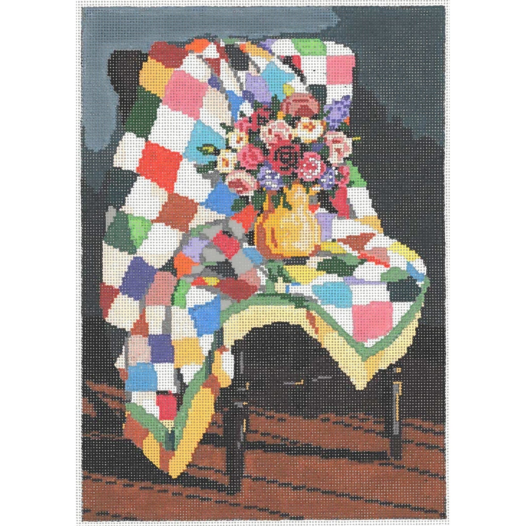 Quilt - Garden Gate Needlepoint