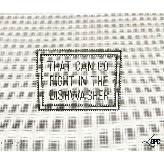 Right In The Dishwasher - Garden Gate Needlepoint