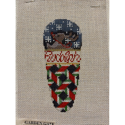 Rudolph Ornament - Garden Gate Needlepoint
