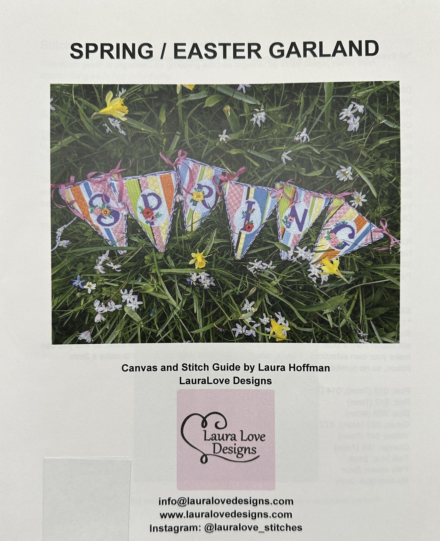 SPRING Garland Stitch Guide