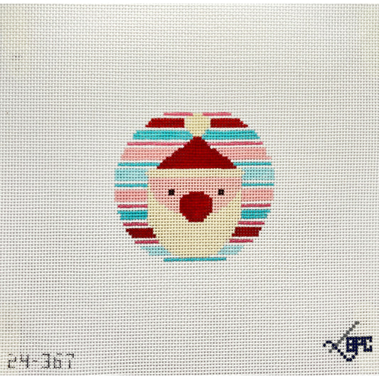 Santa with Stripes - Garden Gate Needlepoint
