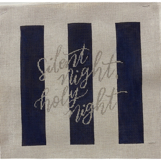 Silent Night canvas - Garden Gate Needlepoint