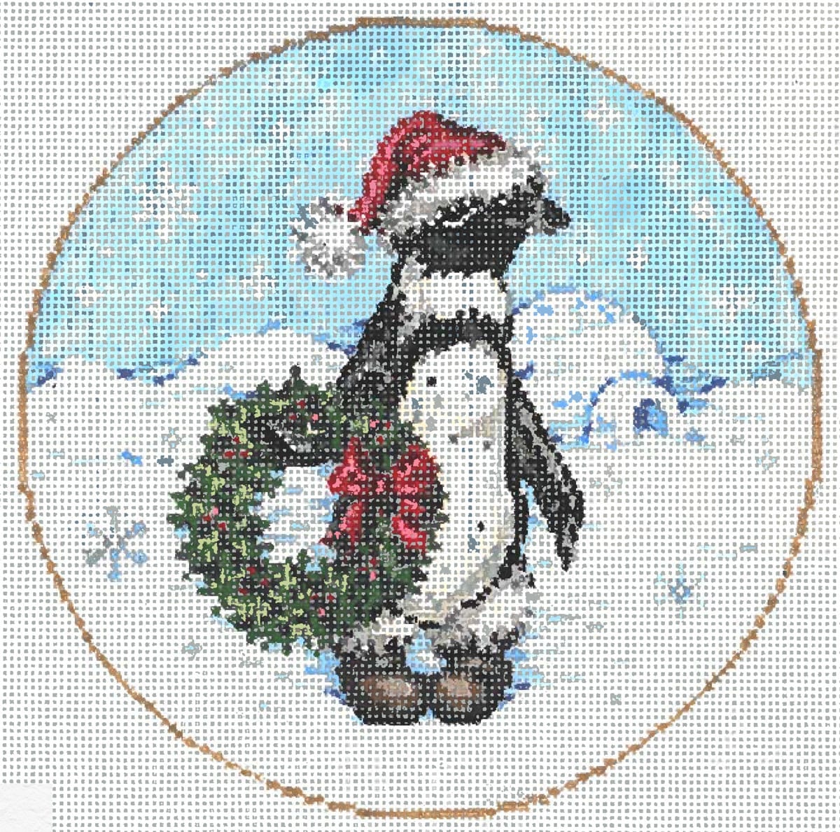 Snow Home - Garden Gate Needlepoint