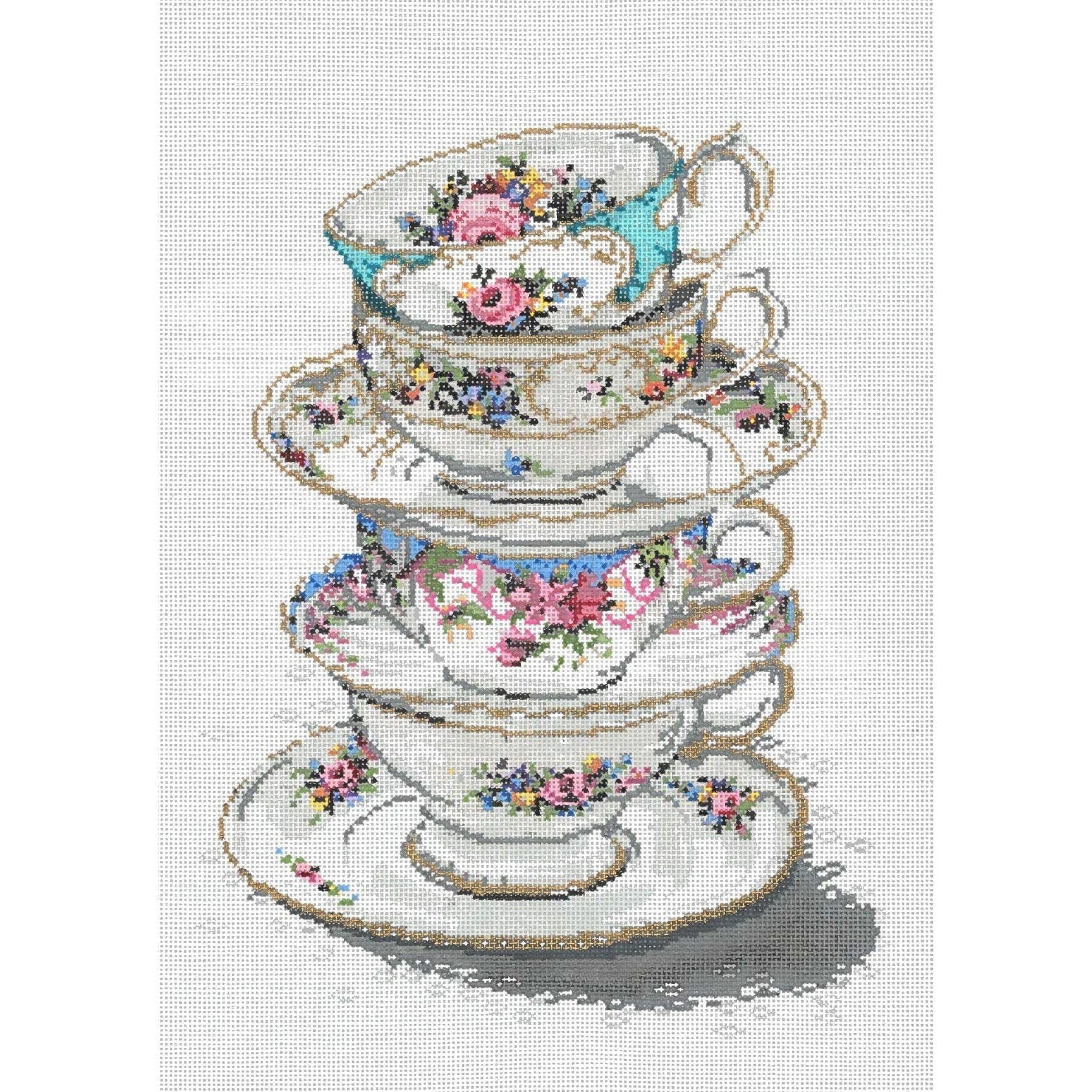 Stacked - Garden Gate Needlepoint
