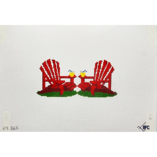 Summer chairs attachment - Garden Gate Needlepoint
