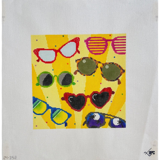 Sunglasses square - Garden Gate Needlepoint