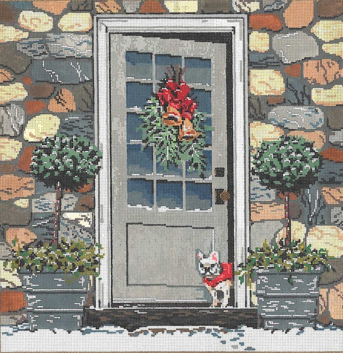 The Greeter - Garden Gate Needlepoint