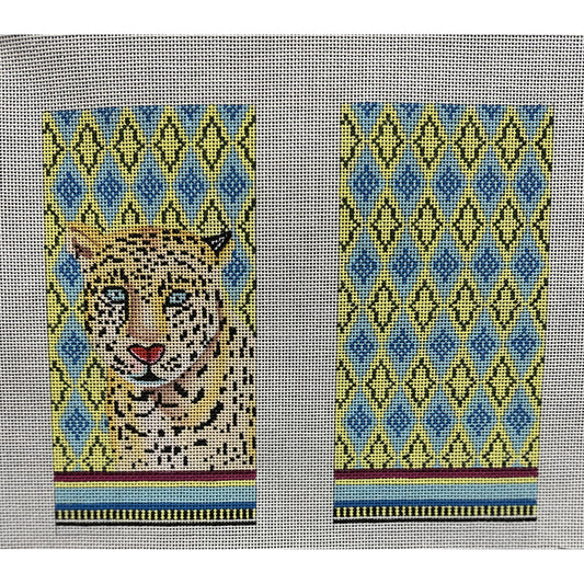 Tiger Eyeglass Case - Garden Gate Needlepoint