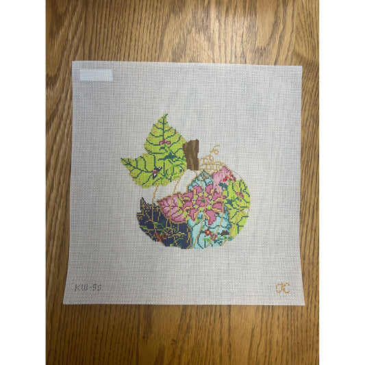 Tobacco Leaf Pumpkin - Garden Gate Needlepoint