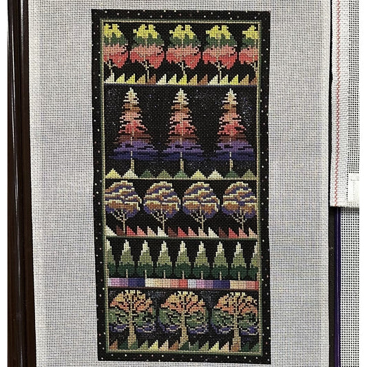 Trees Canvas - Garden Gate Needlepoint
