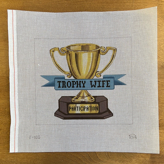 Trophy Wife - Garden Gate Needlepoint