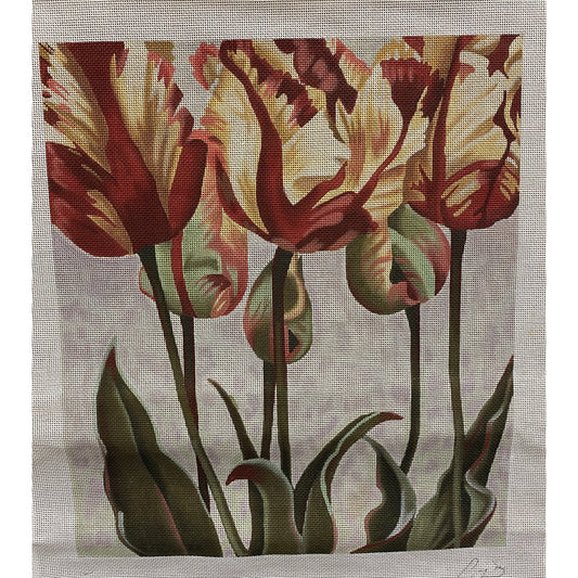 Tulips Canvas - Garden Gate Needlepoint