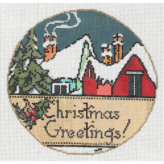 Village - Garden Gate Needlepoint