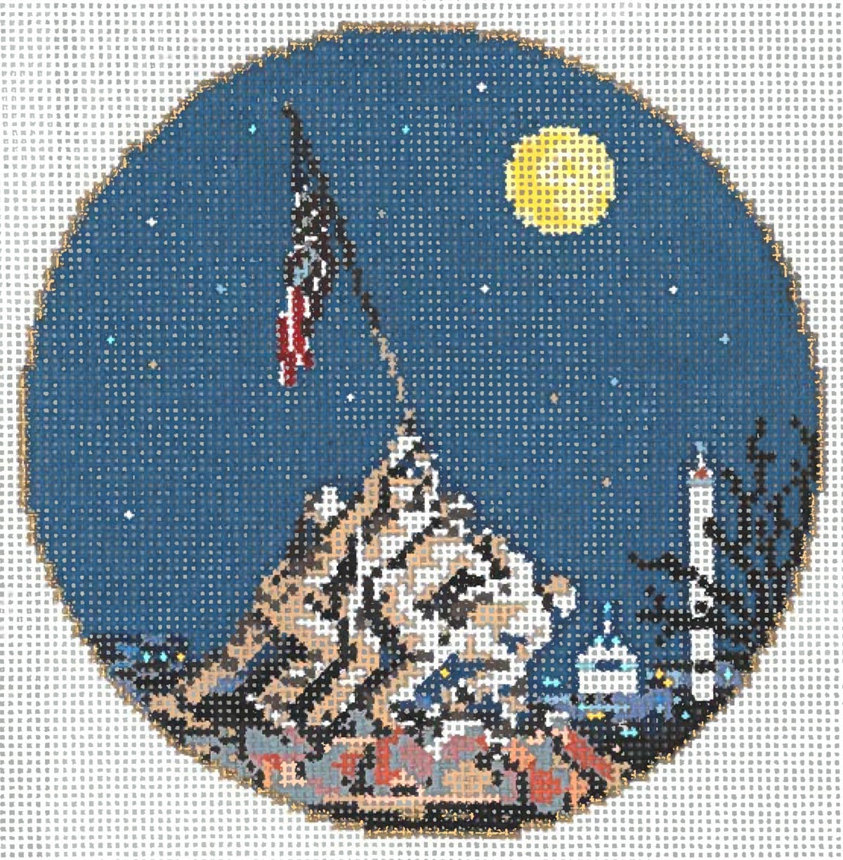 WWII - Garden Gate Needlepoint