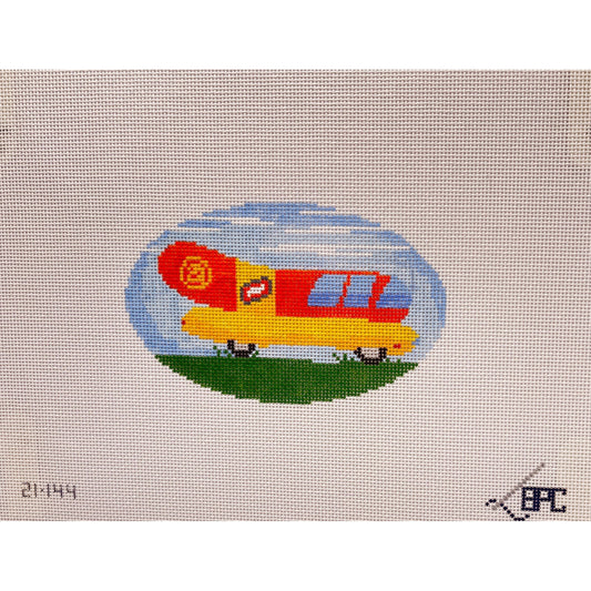 Weinermobile - Garden Gate Needlepoint