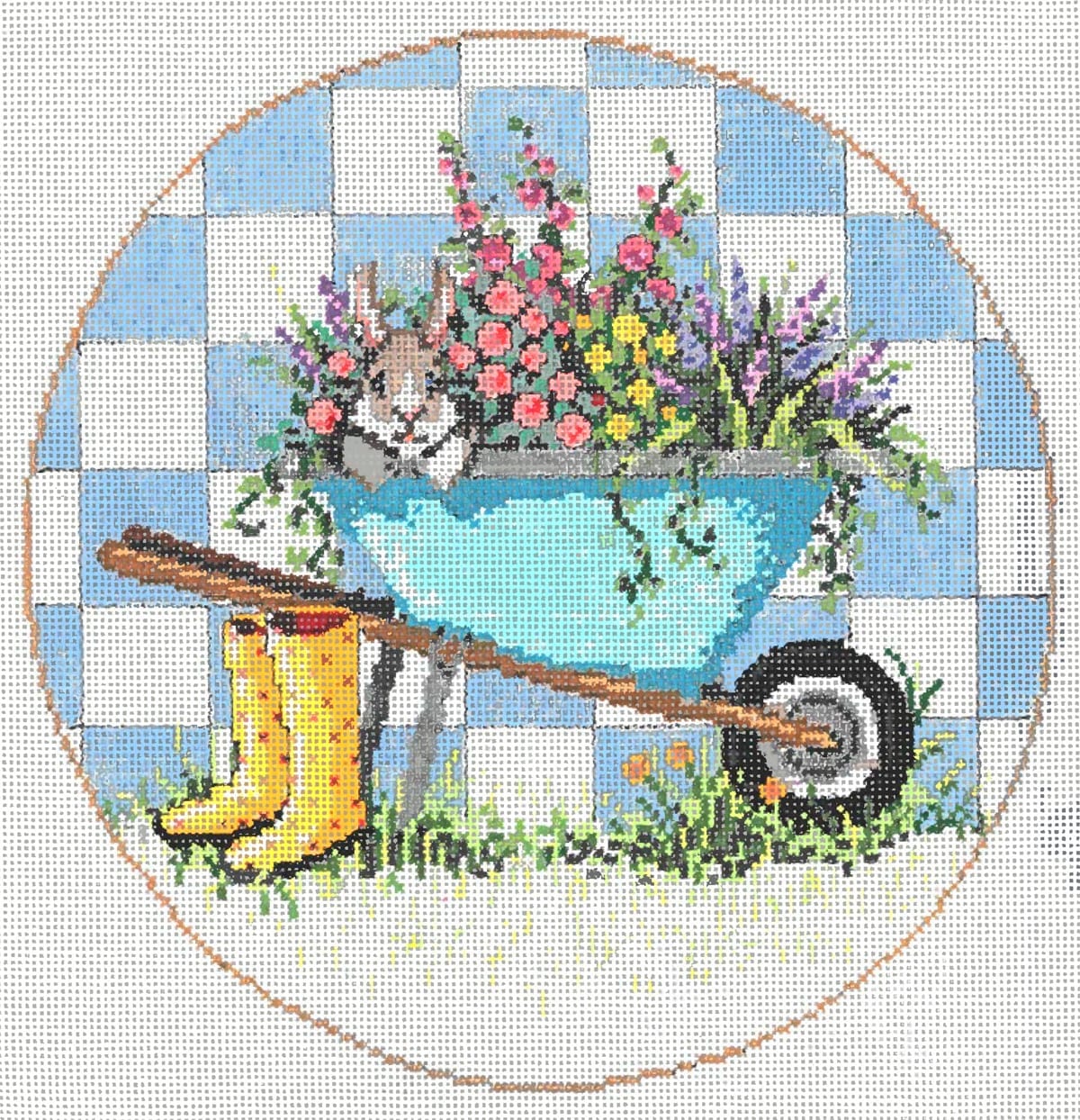 Wellies - Garden Gate Needlepoint