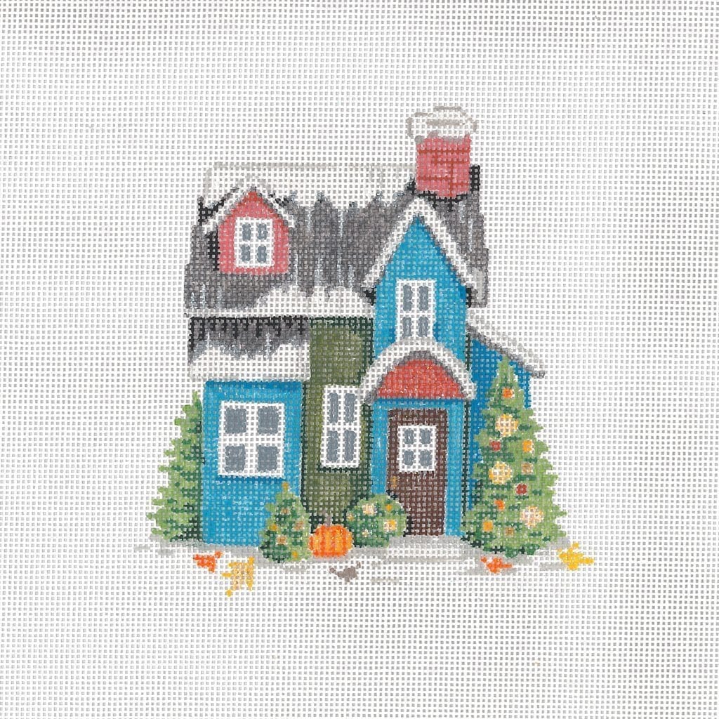 X-mass House III-November - Garden Gate Needlepoint